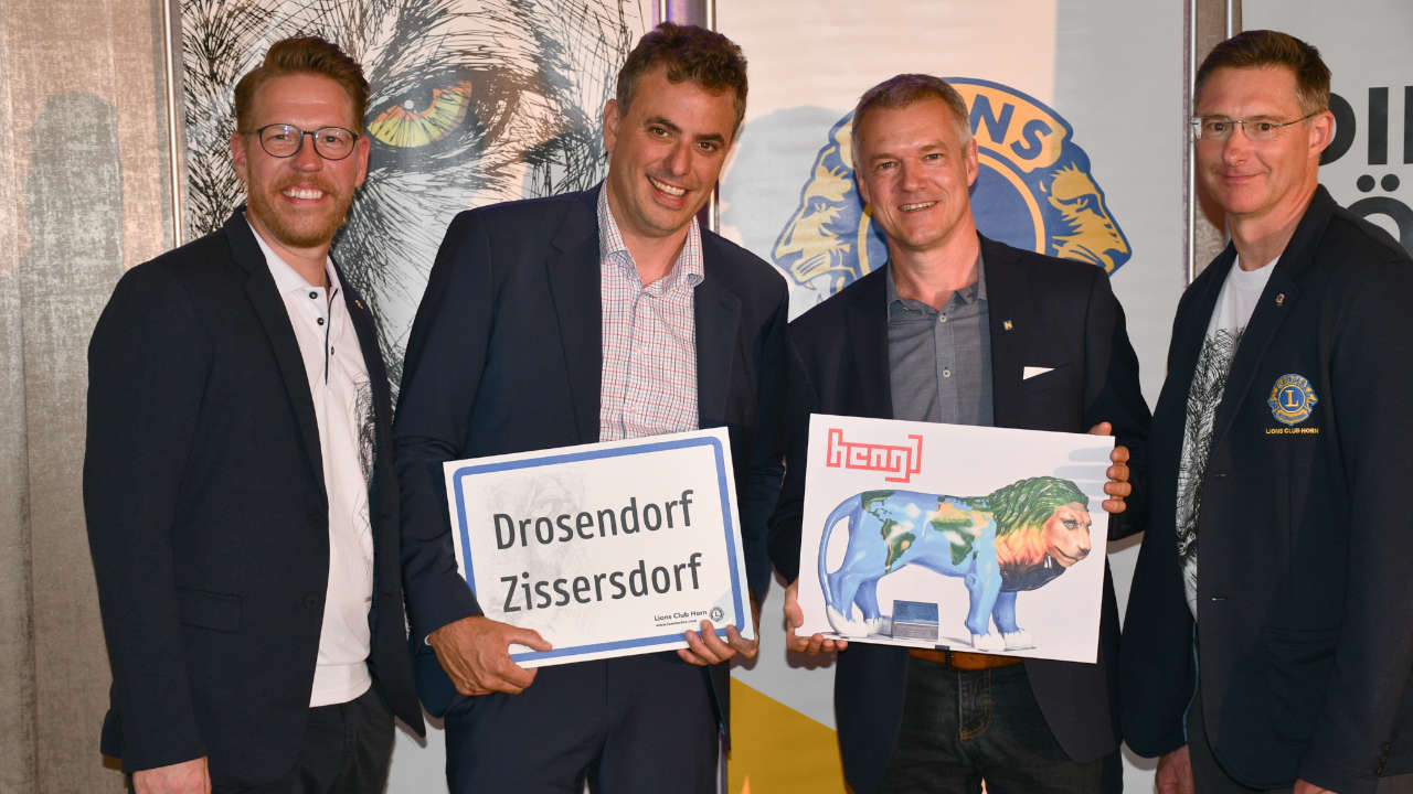 Auch im Lions-Jahr 2025/2026 setzt die Firma Hengl ihr langjähriges Engagement für das soziale Projekt Löwenlotto fort